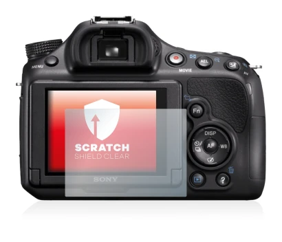 Imagen del dispositivo Sony Alpha 58 (SLT-A58) con una amplia variedad de protectores de pantalla.