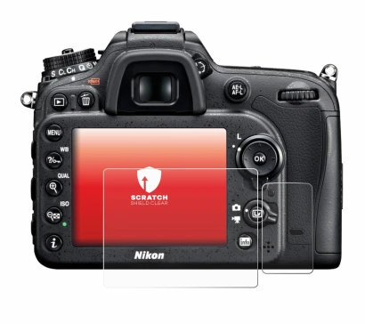 Imagen del dispositivo Nikon D7100 con una amplia variedad de protectores de pantalla.