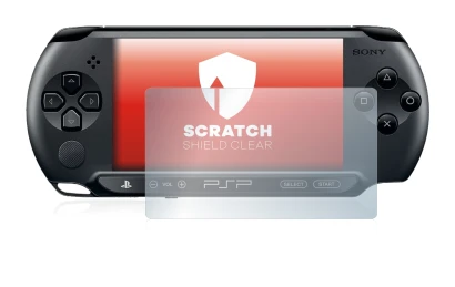 Imagen del dispositivo Sony PSP 1004 con una amplia variedad de protectores de pantalla.