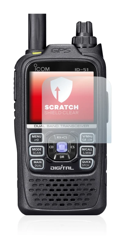 Imagen del dispositivo Icom ID-51 con una amplia variedad de protectores de pantalla.