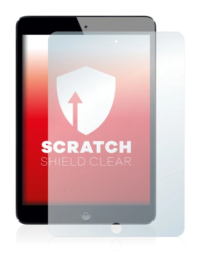 Imagen del dispositivo Apple iPad Mini 2 2013 con una amplia variedad de protectores de pantalla.