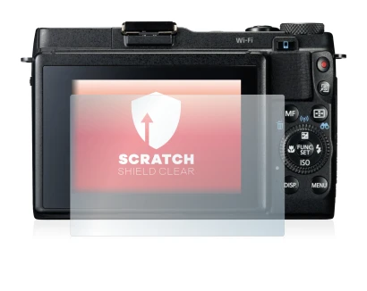 Imagen del dispositivo Canon PowerShot G1 X Mark II con una amplia variedad de protectores de pantalla.