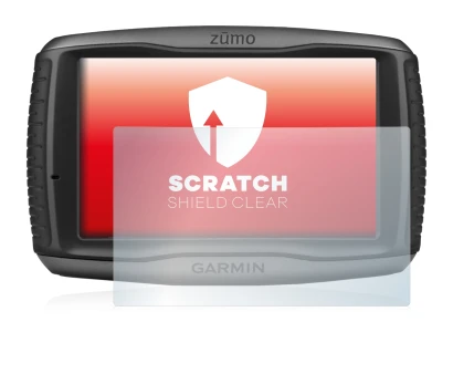 Imagen del dispositivo Garmin zumo 590LM con una amplia variedad de protectores de pantalla.