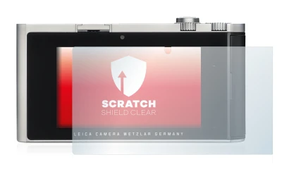 Imagen del dispositivo Leica T (Typ 701) con una amplia variedad de protectores de pantalla.