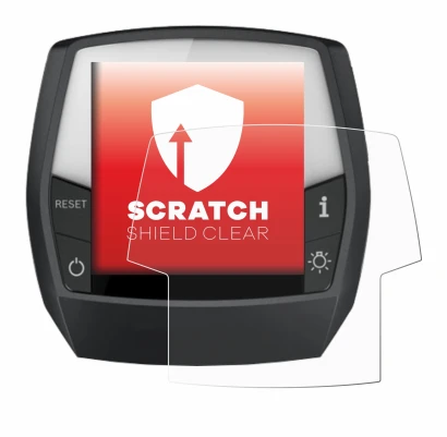 Imagen del dispositivo Bosch Intuvia Active Line con una amplia variedad de protectores de pantalla.