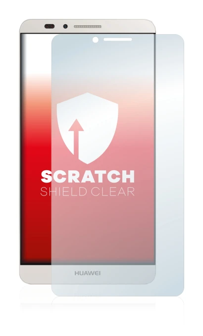 Imagen del dispositivo Huawei Ascend Mate 7 con una amplia variedad de protectores de pantalla.