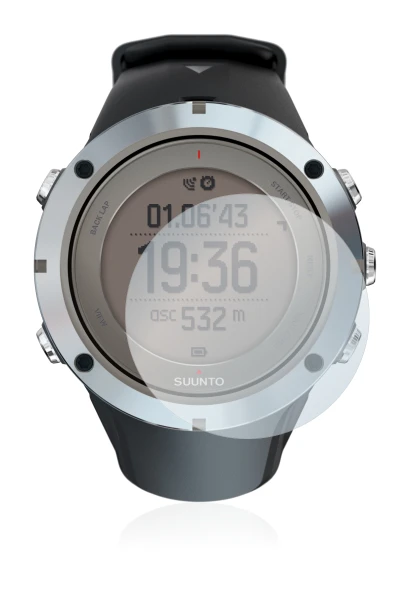 Imagen del dispositivo Suunto Ambit3 Peak Sapphire con una amplia variedad de protectores de pantalla.