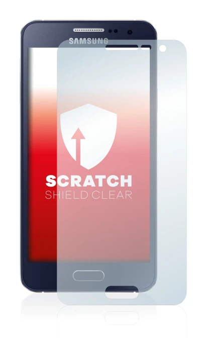 Imagen del dispositivo Samsung Galaxy A3 2015 con una amplia variedad de protectores de pantalla.