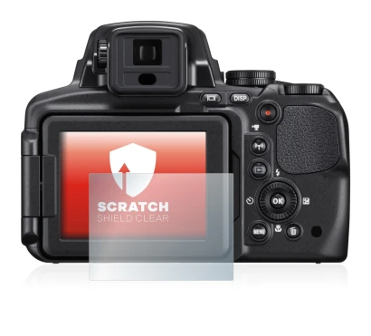 Imagen del dispositivo Nikon Coolpix P900 con una amplia variedad de protectores de pantalla.