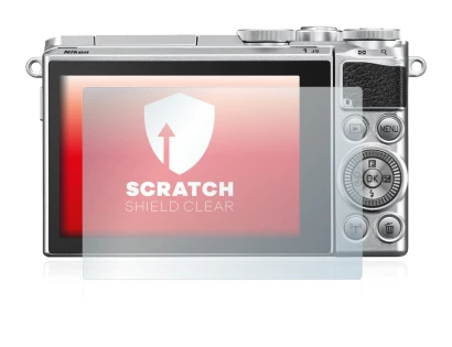 Imagen del dispositivo Nikon 1 J5 con una amplia variedad de protectores de pantalla.