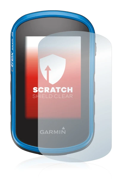 Imagen del dispositivo Garmin eTrex Touch 25 con una amplia variedad de protectores de pantalla.