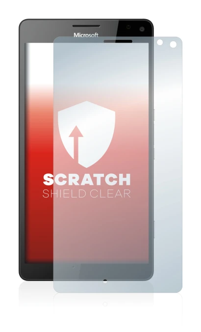 Imagen del dispositivo Microsoft Lumia 950 XL con una amplia variedad de protectores de pantalla.