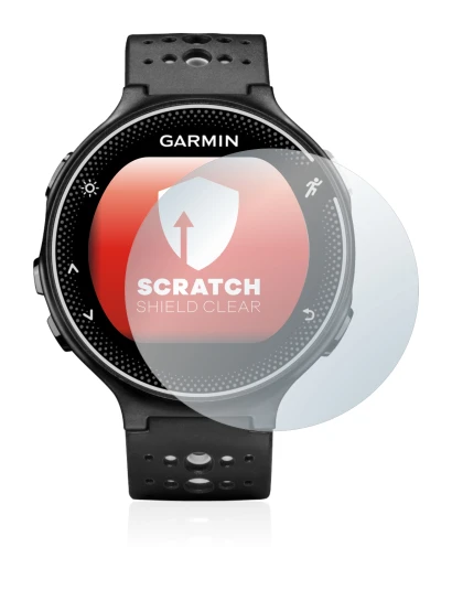 Imagen del dispositivo Garmin Forerunner 230 con una amplia variedad de protectores de pantalla.