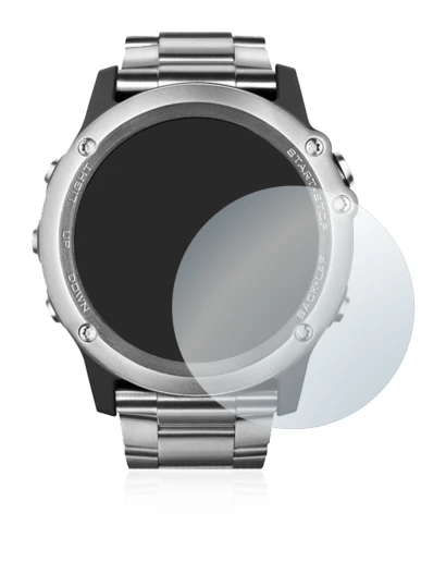 Imagen del dispositivo Garmin Fenix 3 Saphir con una amplia variedad de protectores de pantalla.