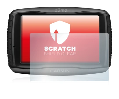 Imagen del dispositivo Garmin zumo 595LM con una amplia variedad de protectores de pantalla.