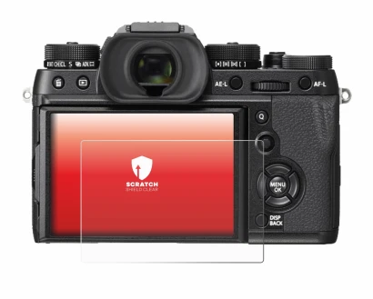 Imagen del dispositivo Fujifilm X-T2 con una amplia variedad de protectores de pantalla.