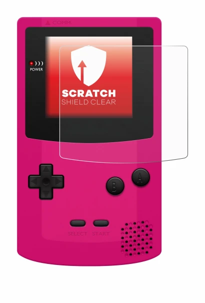 Imagen del dispositivo Nintendo Gameboy Color con una amplia variedad de protectores de pantalla.