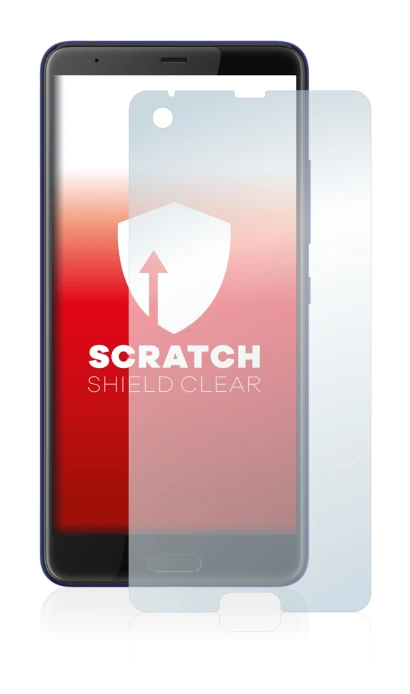 Imagen del dispositivo HTC U Ultra con una amplia variedad de protectores de pantalla.