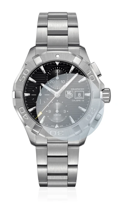 Imagen del dispositivo TAG Heuer Aquaracer (43 mm) con una amplia variedad de protectores de pantalla.