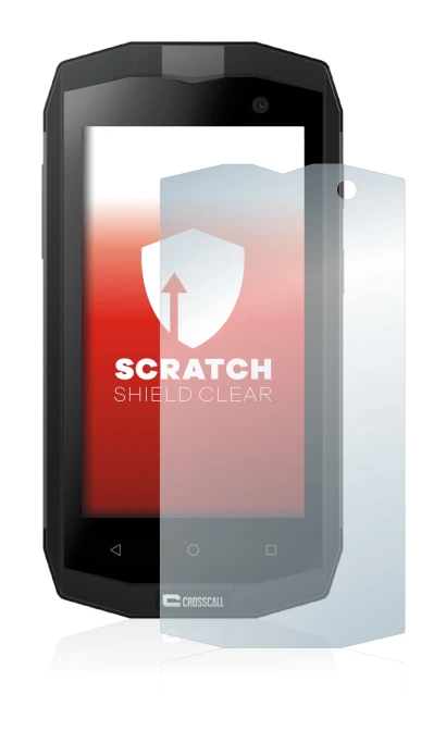 Imagen del dispositivo Crosscall Trekker M1 con una amplia variedad de protectores de pantalla.