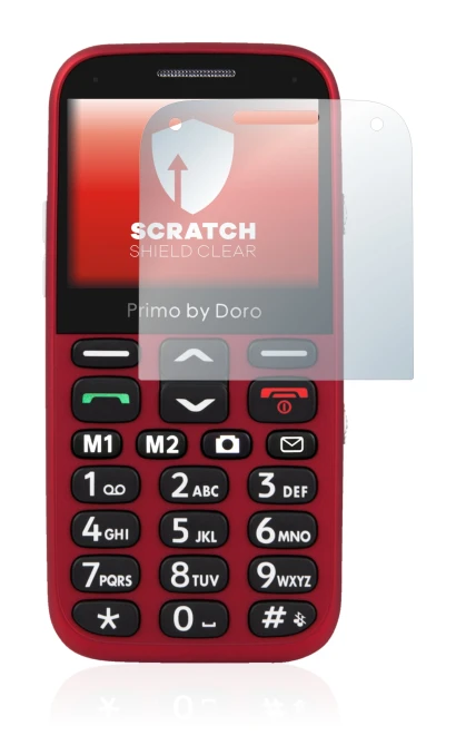 Imagen del dispositivo Doro Primo 366 con una amplia variedad de protectores de pantalla.