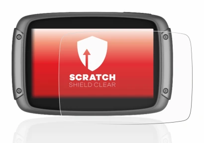 Imagen del dispositivo TomTom Rider 550 con una amplia variedad de protectores de pantalla.