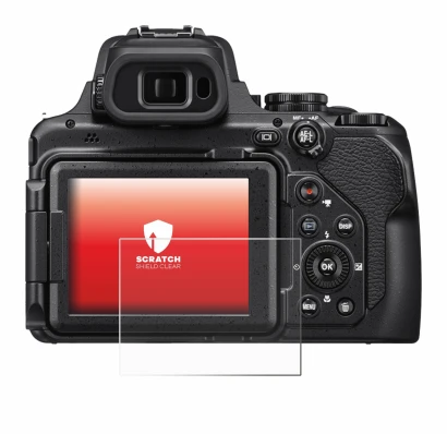 Imagen del dispositivo Nikon Coolpix P1000 con una amplia variedad de protectores de pantalla.