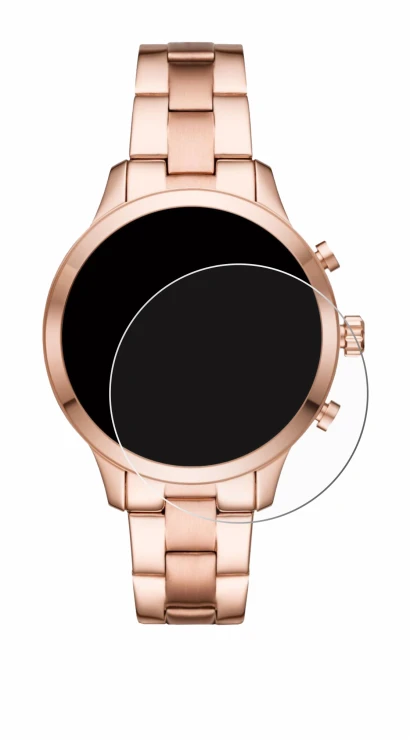 Imagen del dispositivo Michael Kors Access Runway (41 mm) con una amplia variedad de protectores de pantalla.