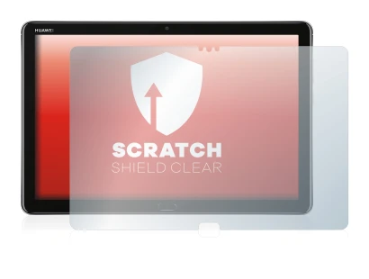 Imagen del dispositivo Huawei MediaPad M5 Lite 10.1" con una amplia variedad de protectores de pantalla.