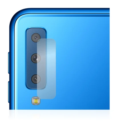 Imagen del dispositivo Samsung Galaxy A7 2018 (SÓLO Cámara) con una amplia variedad de protectores de pantalla.
