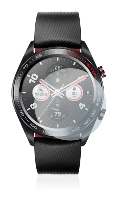Imagen del dispositivo Honor Watch Magic con una amplia variedad de protectores de pantalla.