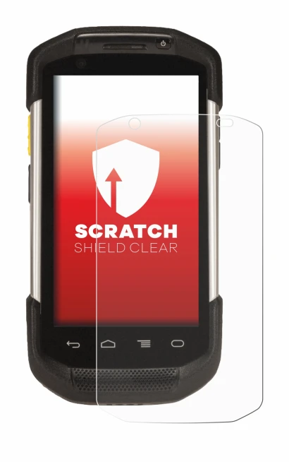 Imagen del dispositivo Zebra TC77 con una amplia variedad de protectores de pantalla.