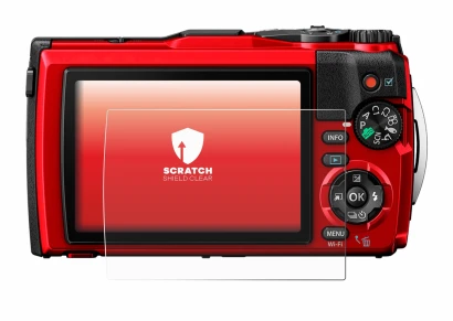 Imagen del dispositivo Olympus OM System Tough TG-6 con una amplia variedad de protectores de pantalla.