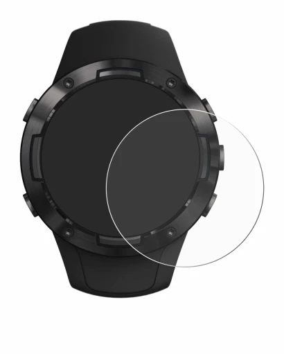 Imagen del dispositivo Suunto 5 con una amplia variedad de protectores de pantalla.