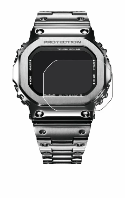 Imagen del dispositivo Casio G-Shock GMW-B5000D-1ER con una amplia variedad de protectores de pantalla.