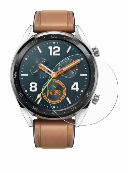 Imagen del dispositivo Huawei Watch GT Classic con una amplia variedad de protectores de pantalla.