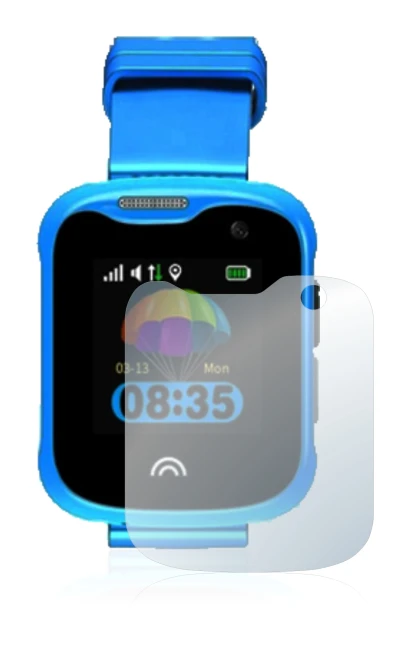 Imagen del dispositivo KiDSnav Ultra con una amplia variedad de protectores de pantalla.