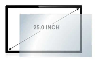 Imagen del dispositivo con una amplia variedad de protectores de pantalla.