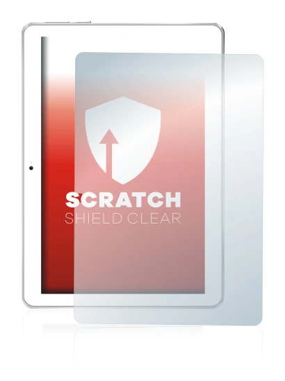 Imagen del dispositivo Toscido X104 10" con una amplia variedad de protectores de pantalla.