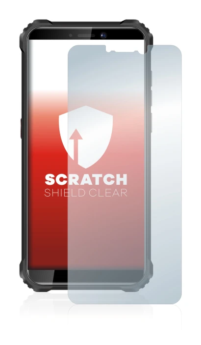 Imagen del dispositivo Oukitel WP5 con una amplia variedad de protectores de pantalla.