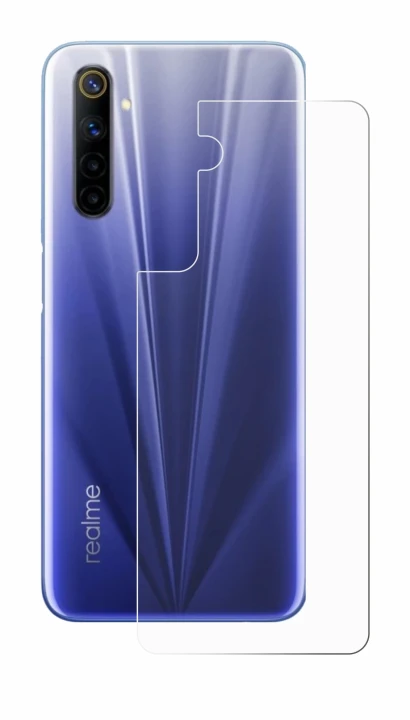 Imagen del dispositivo realme 6 (Trasero) con una amplia variedad de protectores de pantalla.