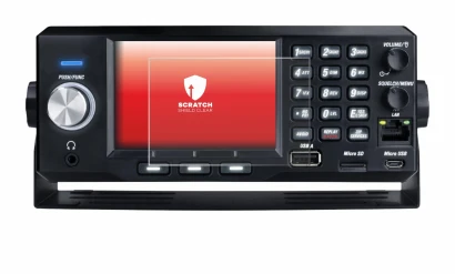 Imagen del dispositivo Uniden SDS200E con una amplia variedad de protectores de pantalla.