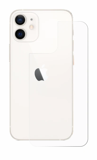 Imagen del dispositivo Apple iPhone 12 mini (Trasero) con una amplia variedad de protectores de pantalla.