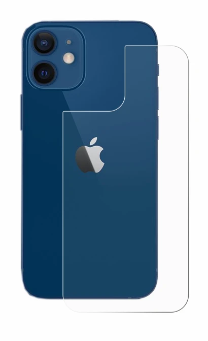 Imagen del dispositivo Apple iPhone 12 (Trasero) con una amplia variedad de protectores de pantalla.