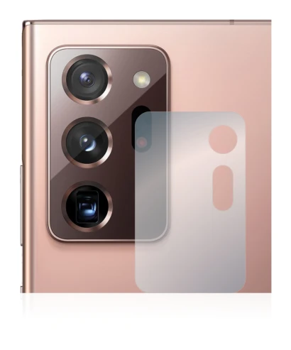 Imagen del dispositivo Samsung Galaxy Note 20 Ultra (SÓLO Cámara) con una amplia variedad de protectores de pantalla.