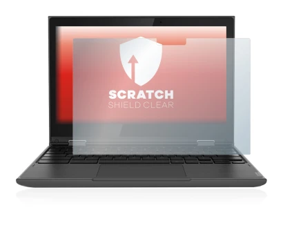 Imagen del dispositivo Lenovo 300e (2da Gen.) con una amplia variedad de protectores de pantalla.