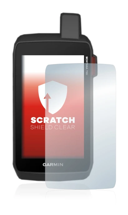 Imagen del dispositivo Garmin Montana 750i con una amplia variedad de protectores de pantalla.