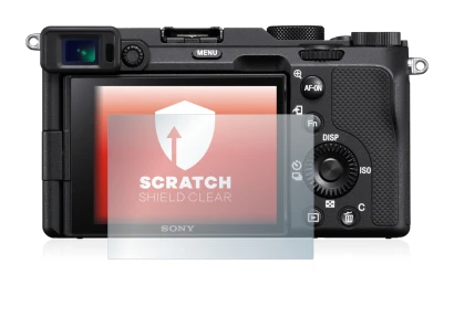 Imagen del dispositivo Sony A7C con una amplia variedad de protectores de pantalla.
