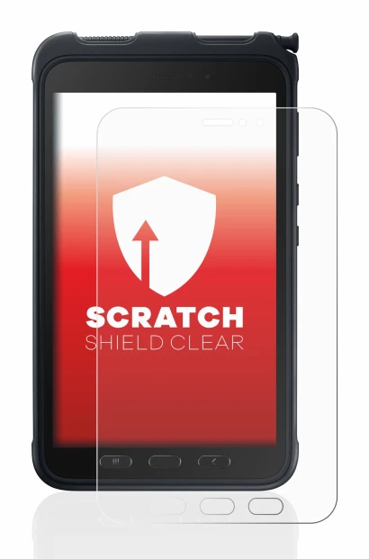 Imagen del dispositivo Samsung Galaxy Tab Active 3 con una amplia variedad de protectores de pantalla.