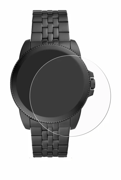 Imagen del dispositivo Fossil Gen 5E con una amplia variedad de protectores de pantalla.
